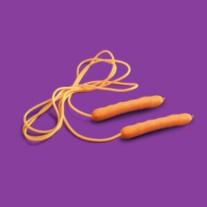 orange skipping rope